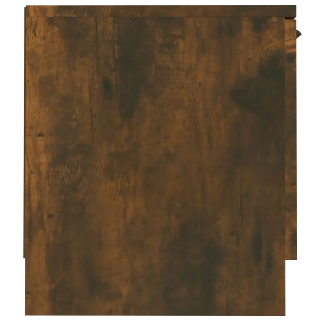 TV-Möbel Rökfärgad Ek TV-Bänk 140x35x40 cm