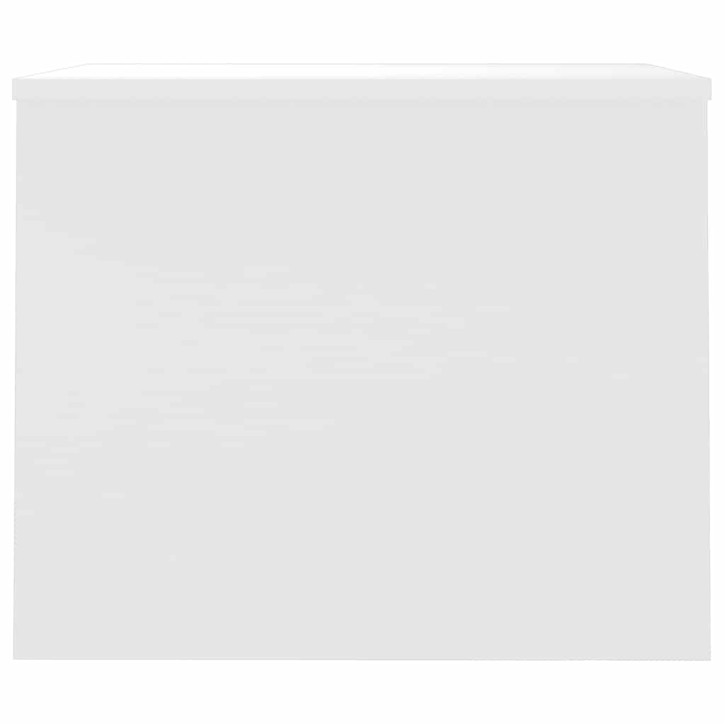 Soffbord Högglans Vit 80x50,5x41,5 cm