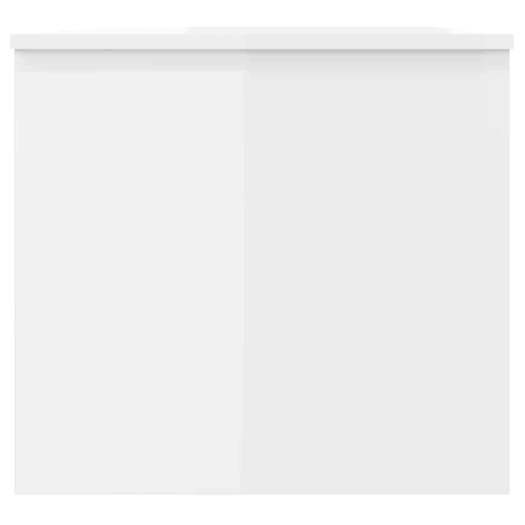 Soffbord Högglans Vit 102x50,5x46,5 cm