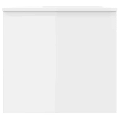 Soffbord Högglans Vit 102x50,5x46,5 cm