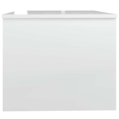 Soffbord Högglans Vit 80x50x42,5 cm