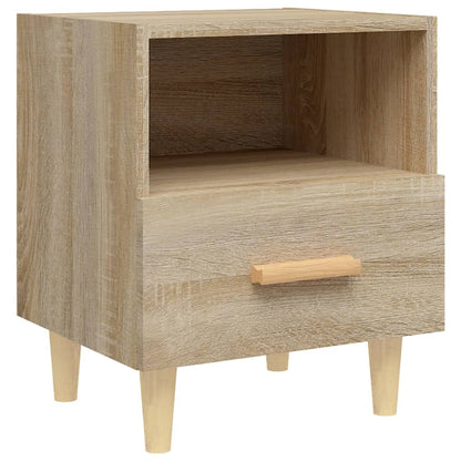 Sängbord 2 st sonoma-ek 40x35x47 cm