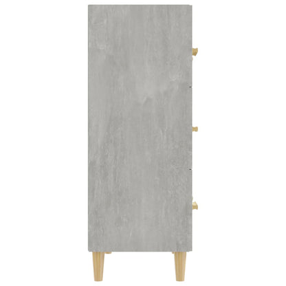 Byrå Betonggrå 70x34x90 cm