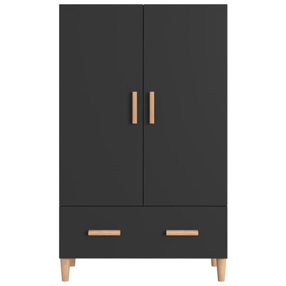 Skåp Svart 70x31x115 cm