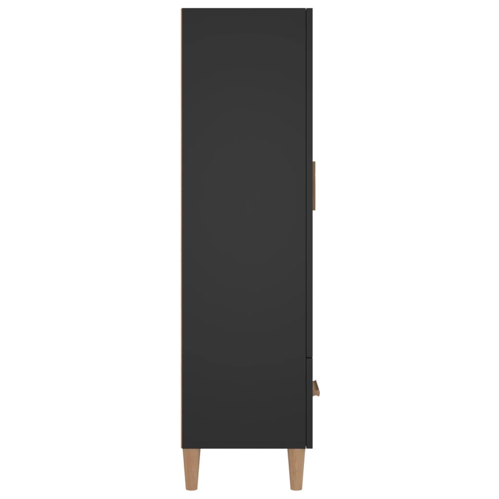 Skåp Svart 70x31x115 cm