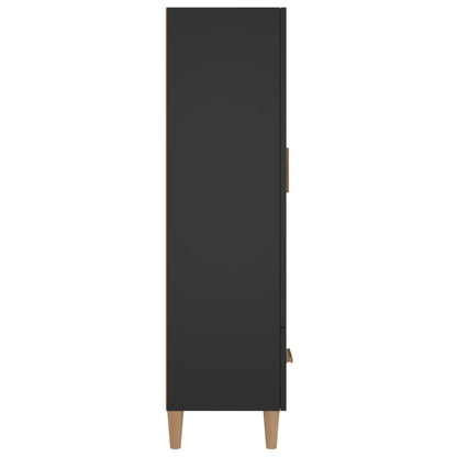 Skåp Svart 70x31x115 cm
