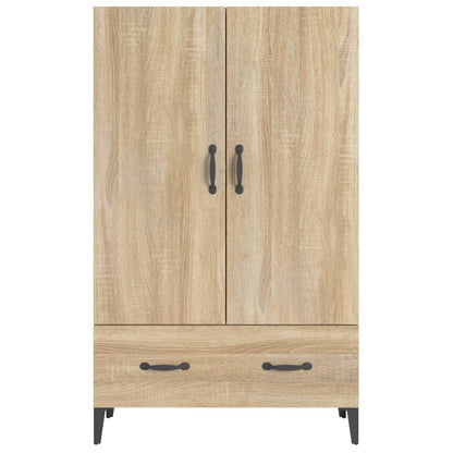 Skåp Sonoma-ek 70x31x115 cm konstruerat trä