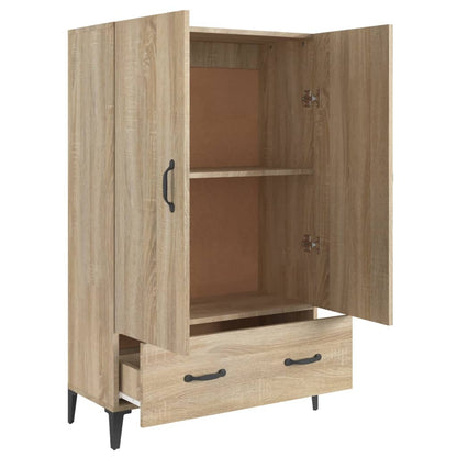 Skåp Sonoma-ek 70x31x115 cm konstruerat trä