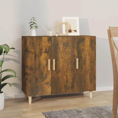 Byrå Rökfärgad Ek 90x34x80 cm