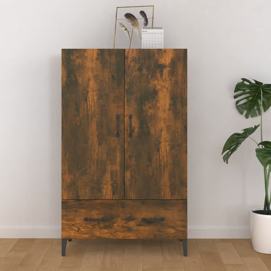Skåp Rökfärgad Ek 70x31x115 cm
