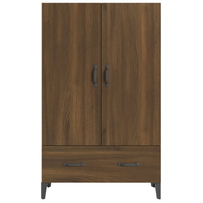 Skåp brun ek 70x31x115 cm konstruerat trä