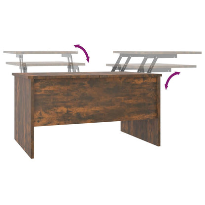 Soffbord Rökfärgad Ek 80x50x42,5 cm