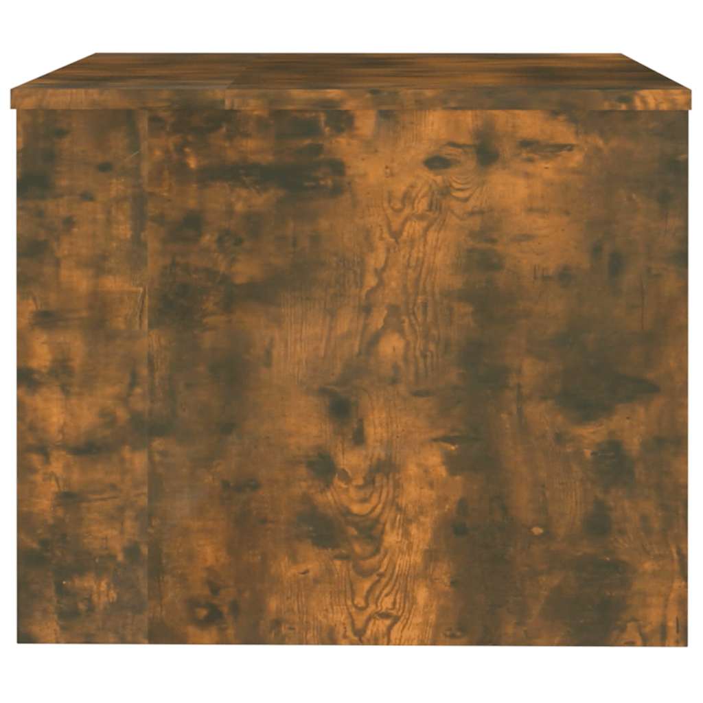 Soffbord rökfärgad ek 80x50x40 cm konstruerat trä
