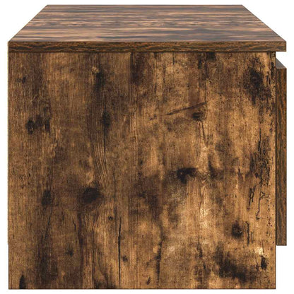 TV-Möbel Rökfärgad Ek TV-Bänk 140x40x35,5 cm