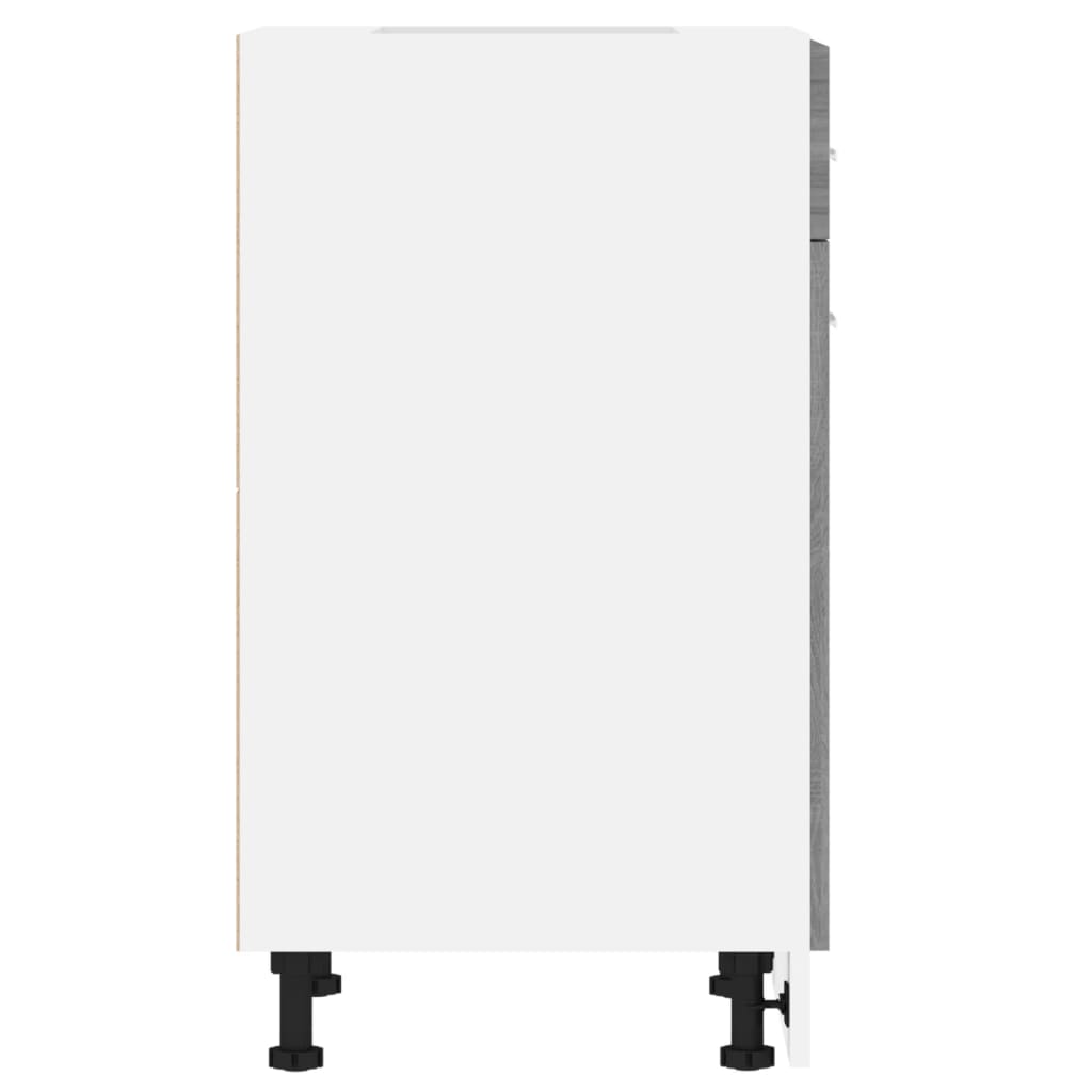 Köksinredning Underskåp Bänkskåp med låda “Lyon” Sonoma Grå 50x46x81,5 cm