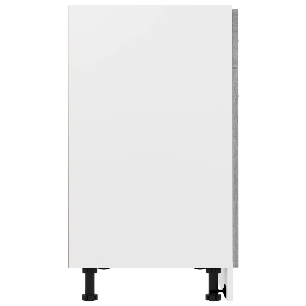 Köksinredning Underskåp Bänkskåp med låda “Lyon” Sonoma Grå 80x46x81,5 cm