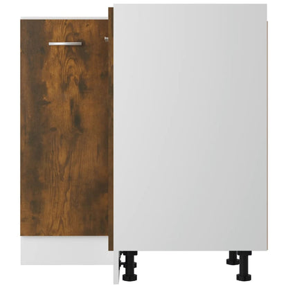 Köksinredning Underskåp Bänkskåp “Lyon” Rökfärgad Ek 75,5x75,5x81,5 cm