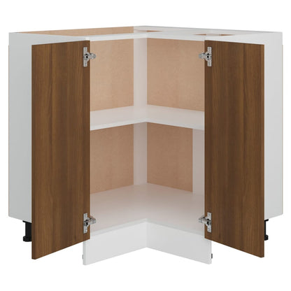 Köksinredning Köksskåp “Lyon” Brun Ek 75,5x75,5x81,5 cm