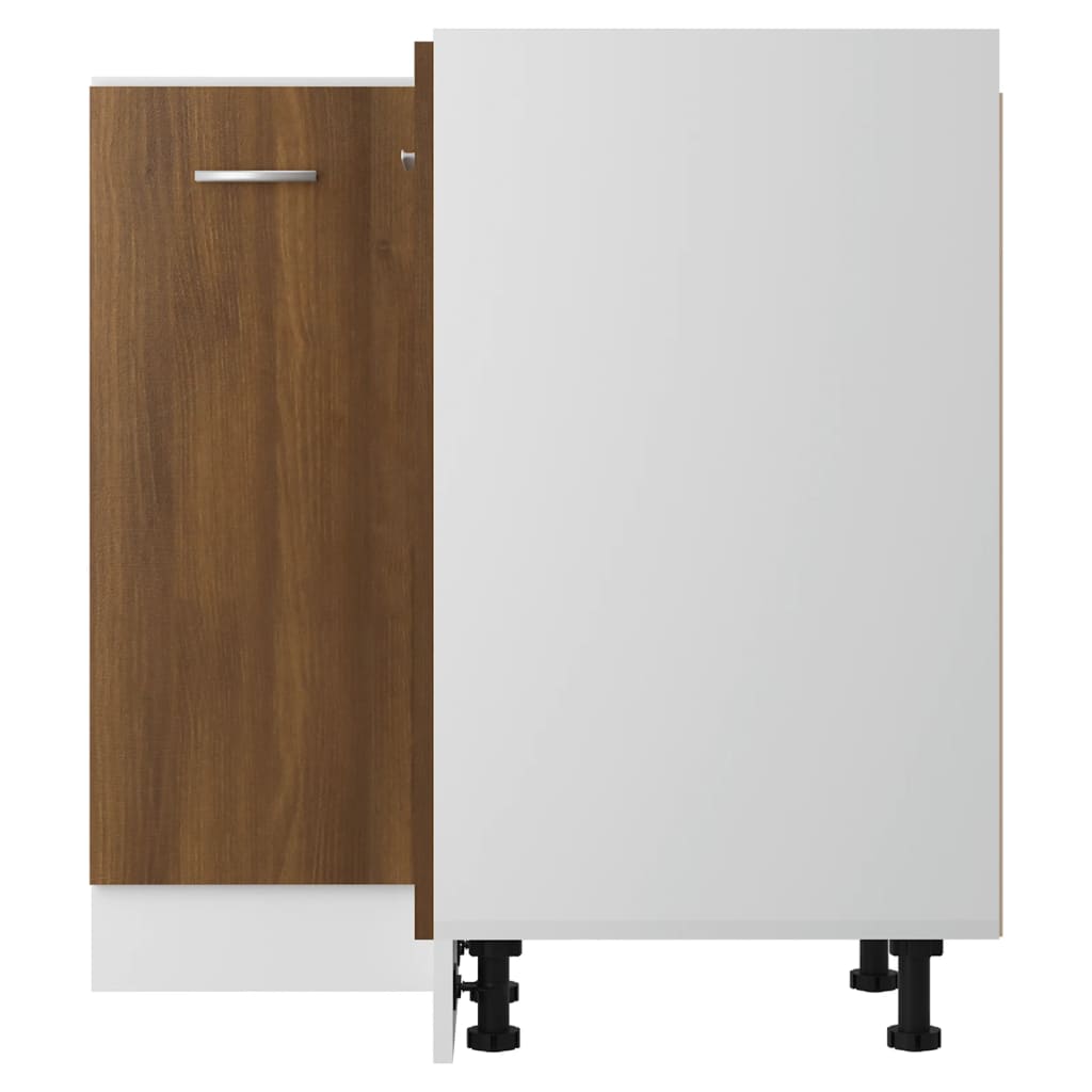 Köksinredning Köksskåp “Lyon” Brun Ek 75,5x75,5x81,5 cm