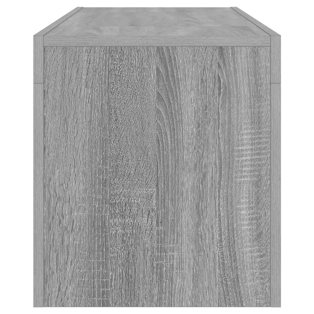 TV-Möbel Sonoma Grå TV-Bänk LED 120x35x40 cm