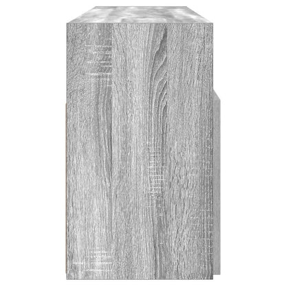 TV-Möbel Sonoma Grå TV-Bänk LED 120x30x50 cm