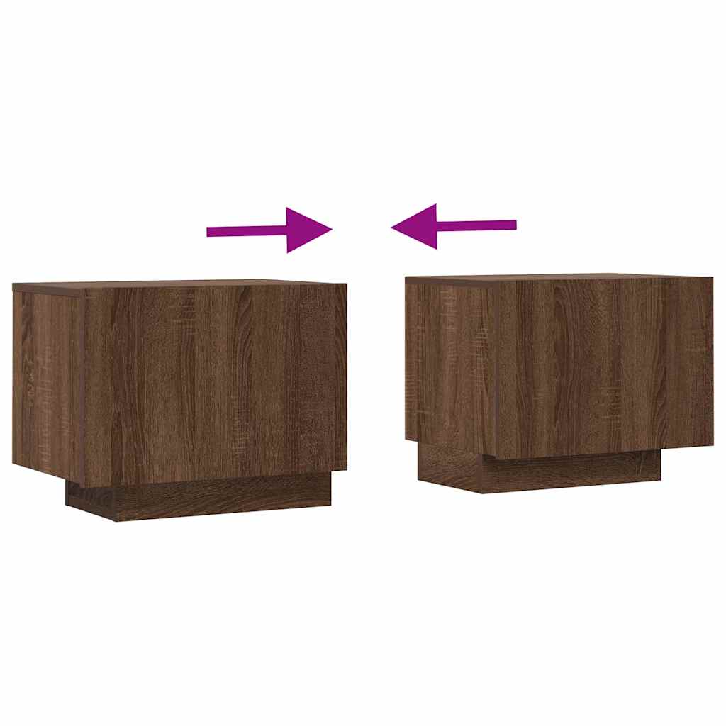 TV-Möbel Sonoma Ek Brun Ek TV-Bänk 100x35x40 cm