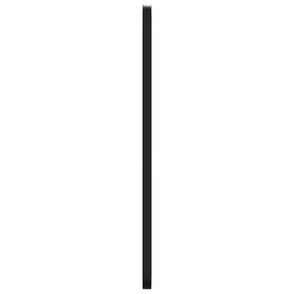 Väggspegel Svart 30x100 cm rektangulär