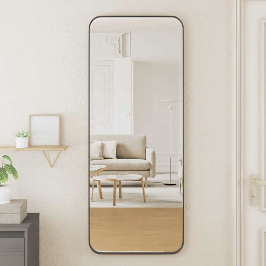 Väggspegel Svart 40x100 cm rektangulär