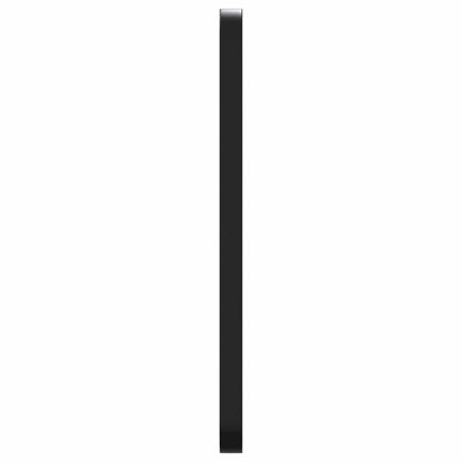 Väggspegel Svart 50x60 cm rektangulär