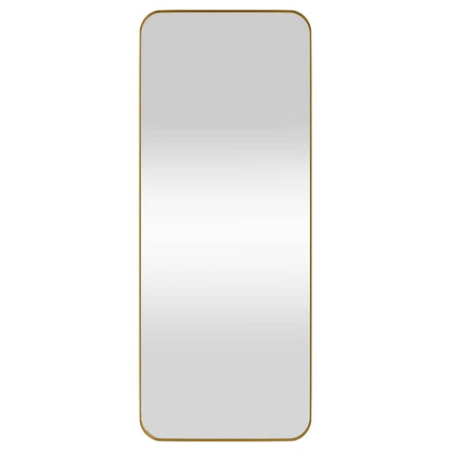Väggspegel guld 40x100 cm rektangulär