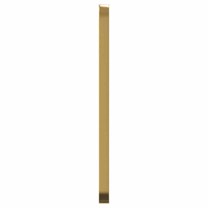 Väggspegel guld 50x60 cm rektangulär