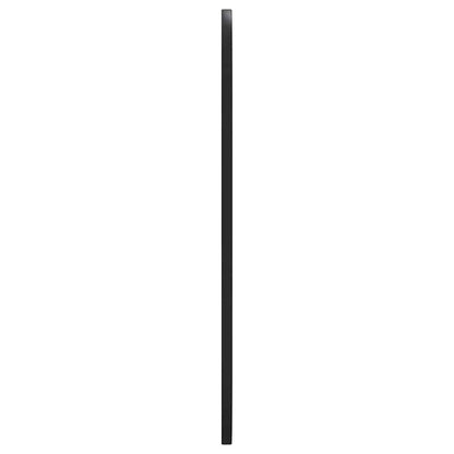 Väggspegel Svart 40x90 cm ovan