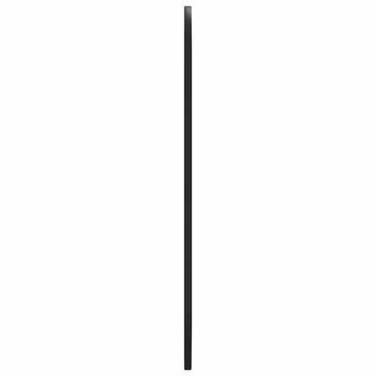 Väggspegel Svart 45x100 cm ovan