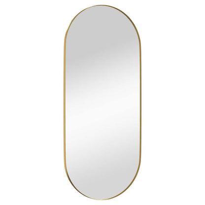 Väggspegel guld 40x90 cm ovan