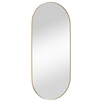 Väggspegel guld 45x100 cm ovan