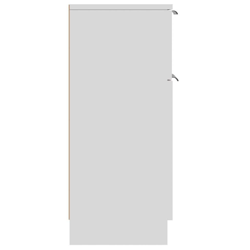 Skåp Vit 2 st 30x30x70 cm