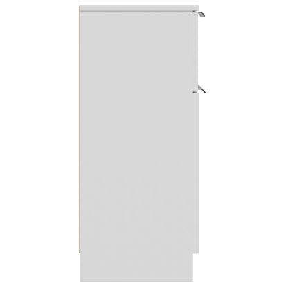 Skåp Vit 2 st 30x30x70 cm