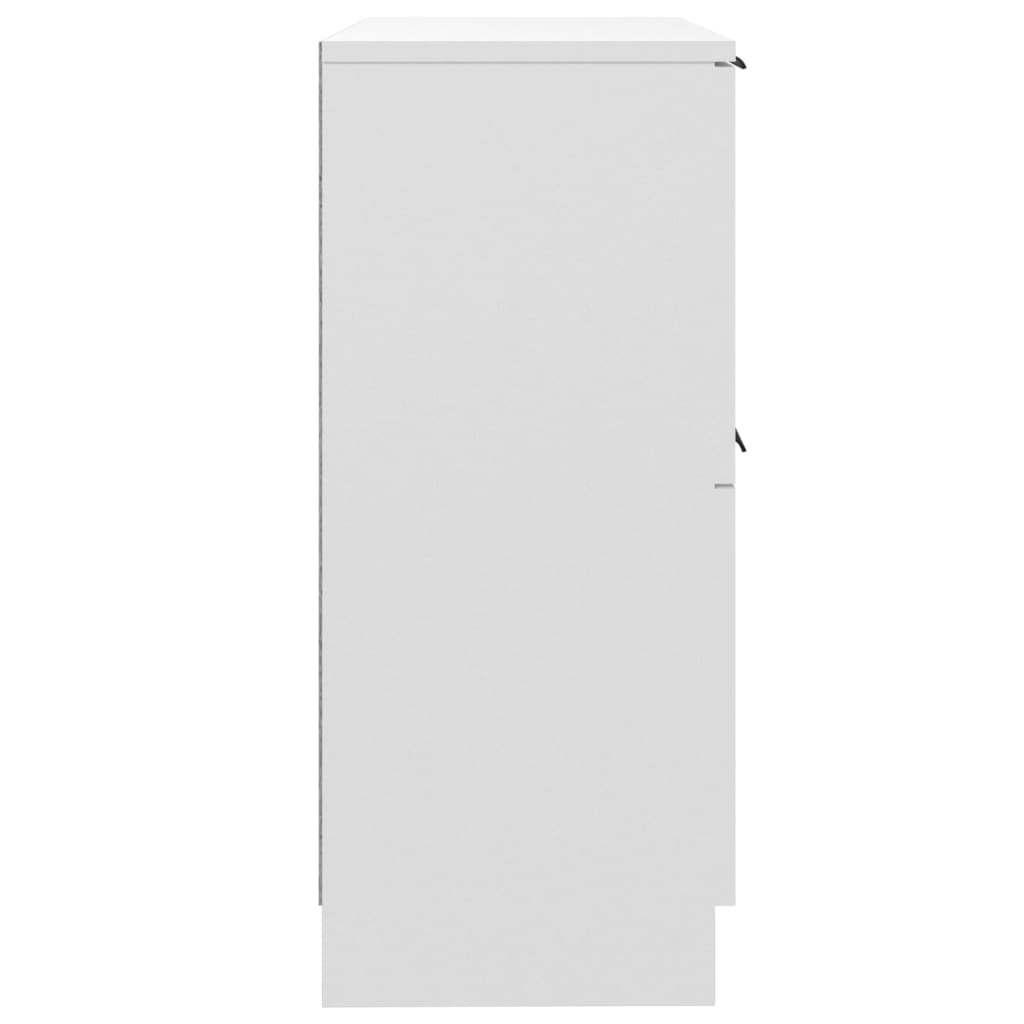 Skåp Vit 2 st 30x30x70 cm