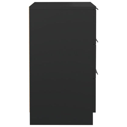 Sängbord 2 st svart 40x36x65 cm
