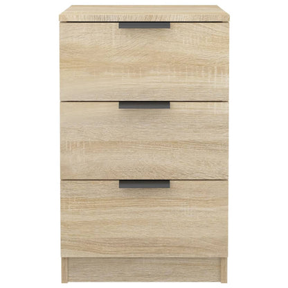 Sängbord 2 st sonoma-ek 40x36x65 cm