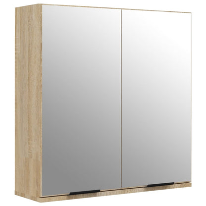 Badrumsspegel Spegelskåp Sonoma Ek 64x20x67 cm