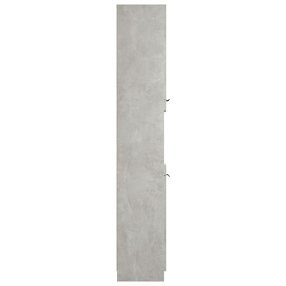 Badrumsskåp Betonggrå 32x34x188,5 cm