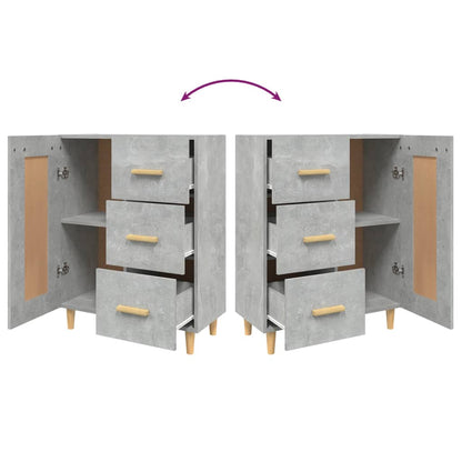 Skänk Betonggrå 69,5x34x90 cm
