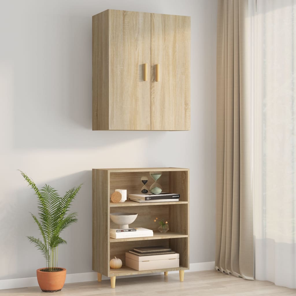 Väggskåp Sonoma Ek 69,5x34x90 cm