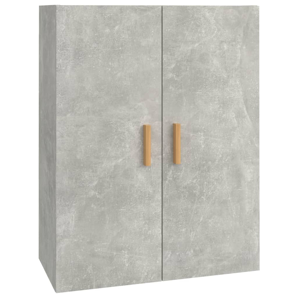 Väggskåp Betonggrå 69,5x34x90 cm