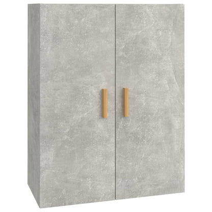 Väggskåp Betonggrå 69,5x34x90 cm