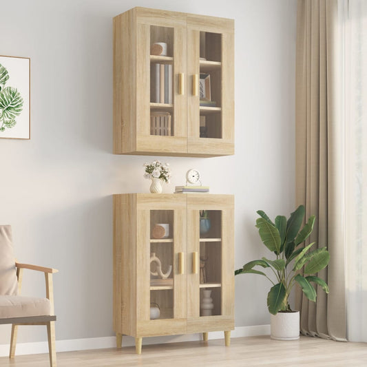 Väggskåp Sonoma Ek 69,5x34x90 cm