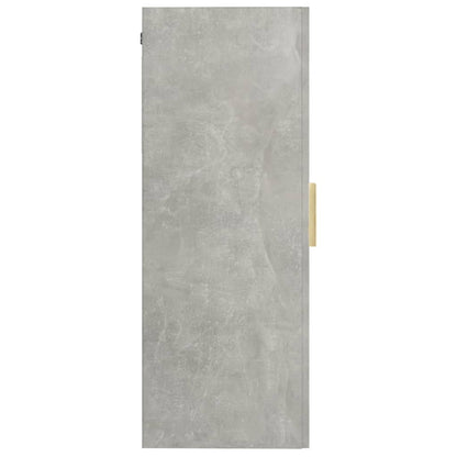 Väggskåp Betonggrå 69,5x34x90 cm