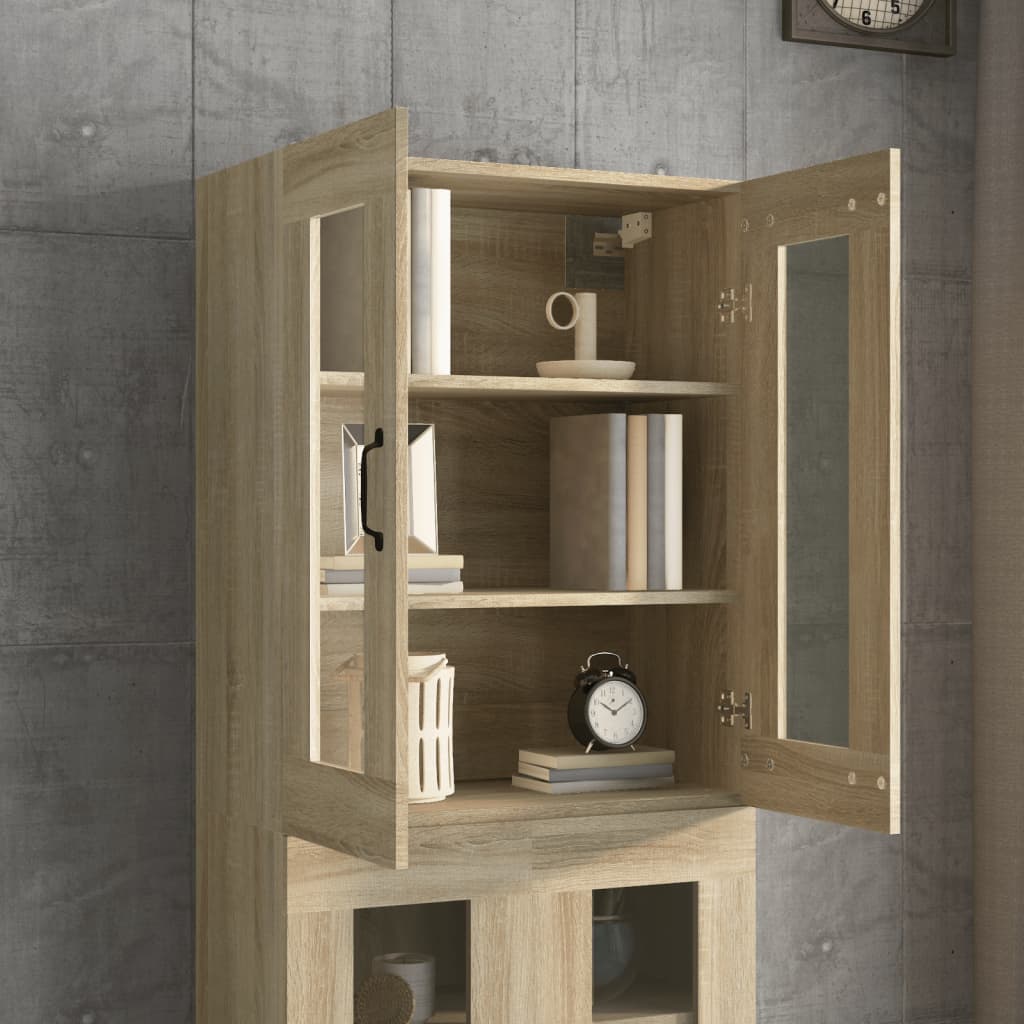 Väggskåp Sonoma Ek 69,5x34x90 cm