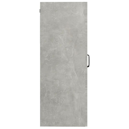Väggskåp Betonggrå 69,5x34x90 cm